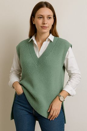 سوئیتر سبز زنانه اکریلیک WAPPA - کد 60267983