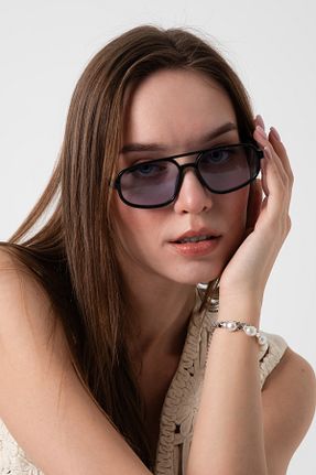 عینک آفتابی مشکی زنانه 55 Aqua Di Polo 1987 - کد 902356451