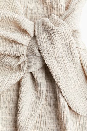 لباس بارداری بژ زنانه پنبه ای H&M - کد 930459737