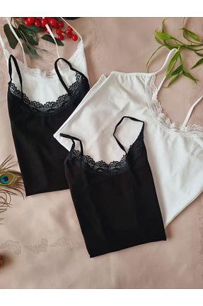 رکابی سفید زنانه پارچه ای Demirsa Boutique - کد 930451657