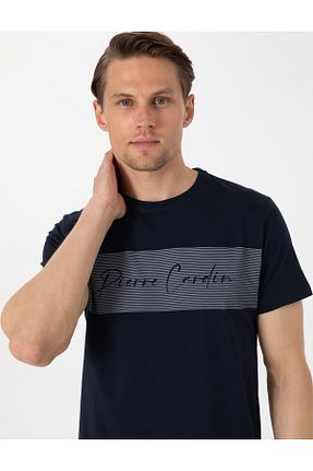 ست لباس راحتی سرمه ای مردانه پنبه ای Pierre Cardin - کد 930455688