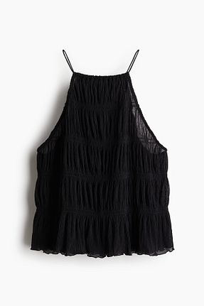 بلوز مشکی زنانه ساده H&M - کد 930519877