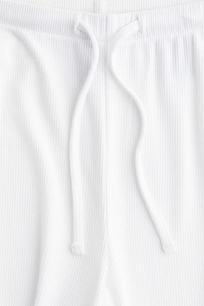 شلوار سفید زنانه پنبه ای H&M - کد 930517879