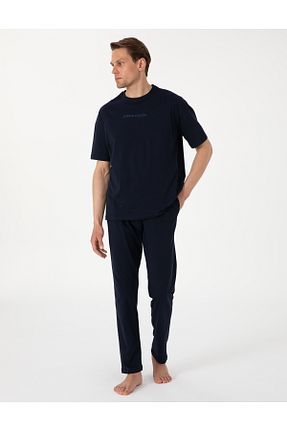 ست لباس راحتی سرمه ای مردانه ساده Pierre Cardin - کد 930460581
