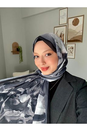 شال مشکی زنانه Scarf - کد 930476539