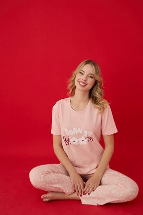 ست لباس راحتی رنگی زنانه گلدار Lavint Homewear - کد 928086749