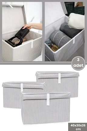 نظم دهنده کمد طوسی پارچه Flora - کد 930472055
