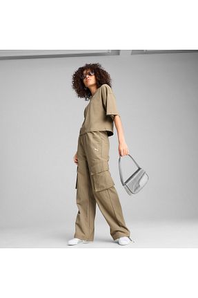 پائین تنه گرمکن اسپرت قهوه ای زنانه Ter Tutmayan Puma - کد 930530665