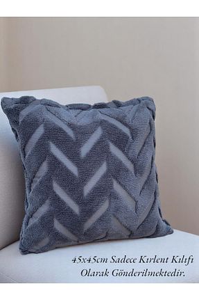 کوسن و روکش کوسن طوسی مخملی BlueMaison - کد 930461565
