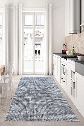 فرش آشپزخانه طوسی پلی استر trivago halı - کد 930538976