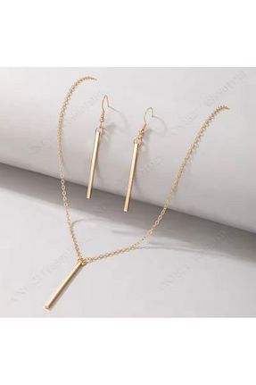 گردنبند جواهر متالیک زنانه فلزی monalisatoka - کد 930523932