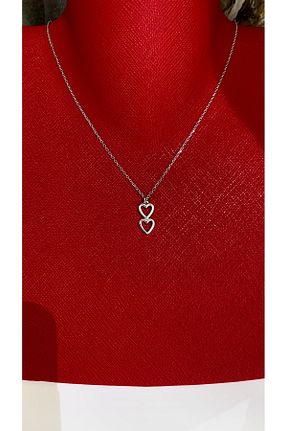 گردنبند نقره طوسی زنانه 925 عیار TRİA SİLVER - کد 930480711