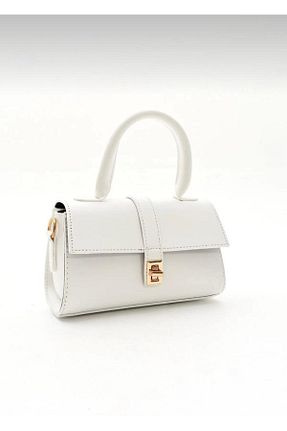 کیف دوشی سفید زنانه چرم مصنوعی RAZEN - کد 930478844