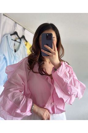 پیراهن صورتی زنانه اورسایز eBaa fashıon - کد 930524022