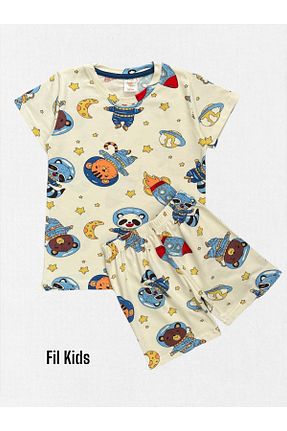 ست لباس راحتی نباتی بچه گانه چاپی elmas kids - کد 930537499