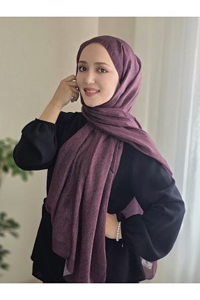 شال زرشکی زنانه پنبه ای vertu scarfs - کد 921833939