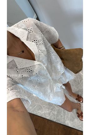 ست بالاتنه و پائین تنه سفید زنانه sinemkivanc co - کد 930549724