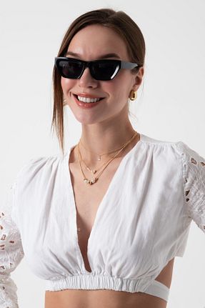 عینک آفتابی مشکی زنانه 52 Aqua Di Polo 1987 - کد 930552347