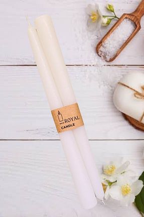 شمع سفید Kokusuz Royal Candle Royalmum - کد 930555631