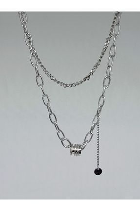 گردنبند استیل ( فولاد ) متالیک زنانه استیل (فولاد) mama india alaçatı - کد 930554107