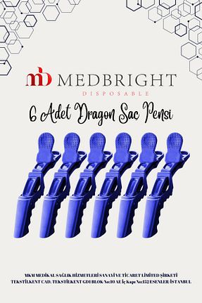 گیره سر آبی زنانه MEDBRIGHT - کد 930560603