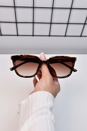 عینک آفتابی قهوه ای زنانه 52 LOOKUP - کد 925764233