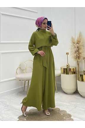 سرهمی حجاب سبز زنانه رگولار HİJABAYA - کد 930554686