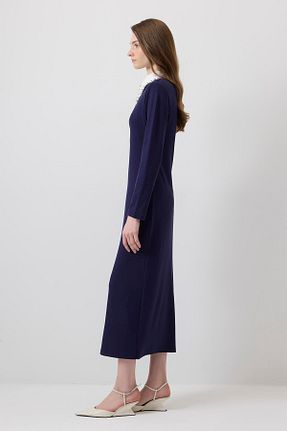 لباس حجاب سرمه ای زنانه Relaxed Touche Prive - کد 930554157