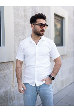 پیراهن سفید مردانه اسلیم فیت MODEL - کد 930556559