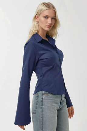 پیراهن سرمه ای زنانه Fitted Hiccup - کد 926239922