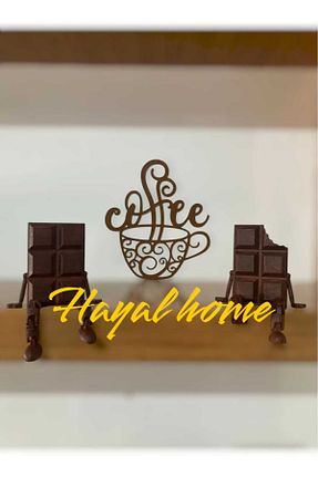 اجسام تزئینی و بیبلو قهوه ای پلاستیک Aslan - کد 903990858