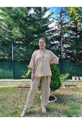 ست بالاتنه و پائین تنه سایز بزرگ زنانه فاق نرمال MJORA - کد 930580926