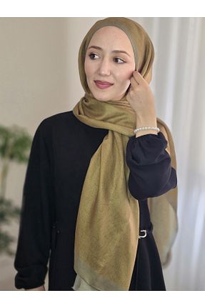 شال سبز زنانه پنبه ای vertu scarfs - کد 921844245
