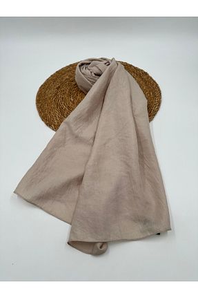 شال بژ زنانه پنبه ای ipekhane - کد 930629445
