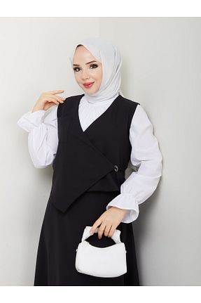ست بالاتنه و پائین تنه حجاب مشکی زنانه اسلیم butik hira - کد 922977089