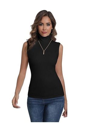 بادی مشکی زنانه یقه نیم ماهیگیر Sashaa Collection - کد 923774782