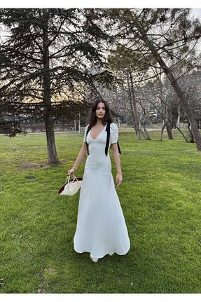 لباس سفید زنانه بافتنی MEECY - کد 930633563