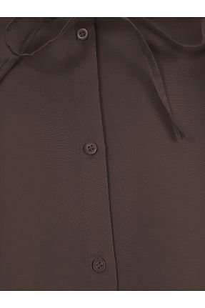 تونیک حجاب قهوه ای زنانه بافتنی HİJABAYA - کد 930736420