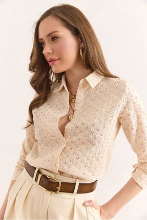 پیراهن نباتی زنانه رگولار Olalook - کد 930642612