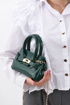 کیف دوشی سبز زنانه چرم مصنوعی Night - کد 930664073