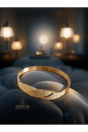دستبند استیل (فولاد) زرد زنانه استیل (فولاد) ZERİUM - کد 930780692