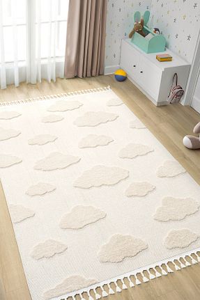 فرش بچه گانه نباتی پلی استر Eliz Home - کد 930065795