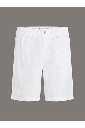 شلوارک و برمودا سفید مردانه Straight Calvin Klein - کد 930850575