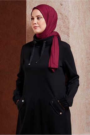 شال زرشکی زنانه پلی استر Alvina - کد 886652804