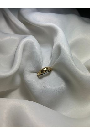 انگشتر جواهر زرد زنانه Garen Takı - کد 930724070