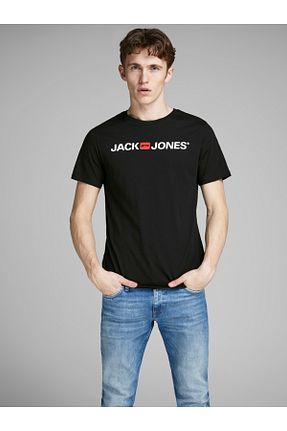 تیشرت مشکی مردانه رگولار Jack & Jones - کد 3166040