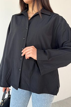 پیراهن مشکی زنانه اورسایز Cappmoda - کد 930734324
