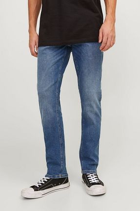 شلوار جین آبی مردانه پاچه تنگ Jack & Jones - کد 269218366