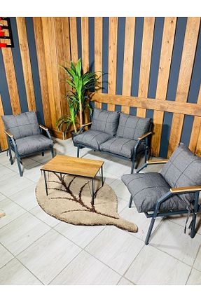 ست باغچه طوسی فلزی UFUK HOME - کد 353217499