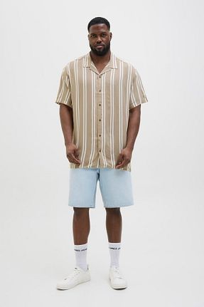 پیراهن طوسی مردانه Relaxed Jack & Jones - کد 924295734